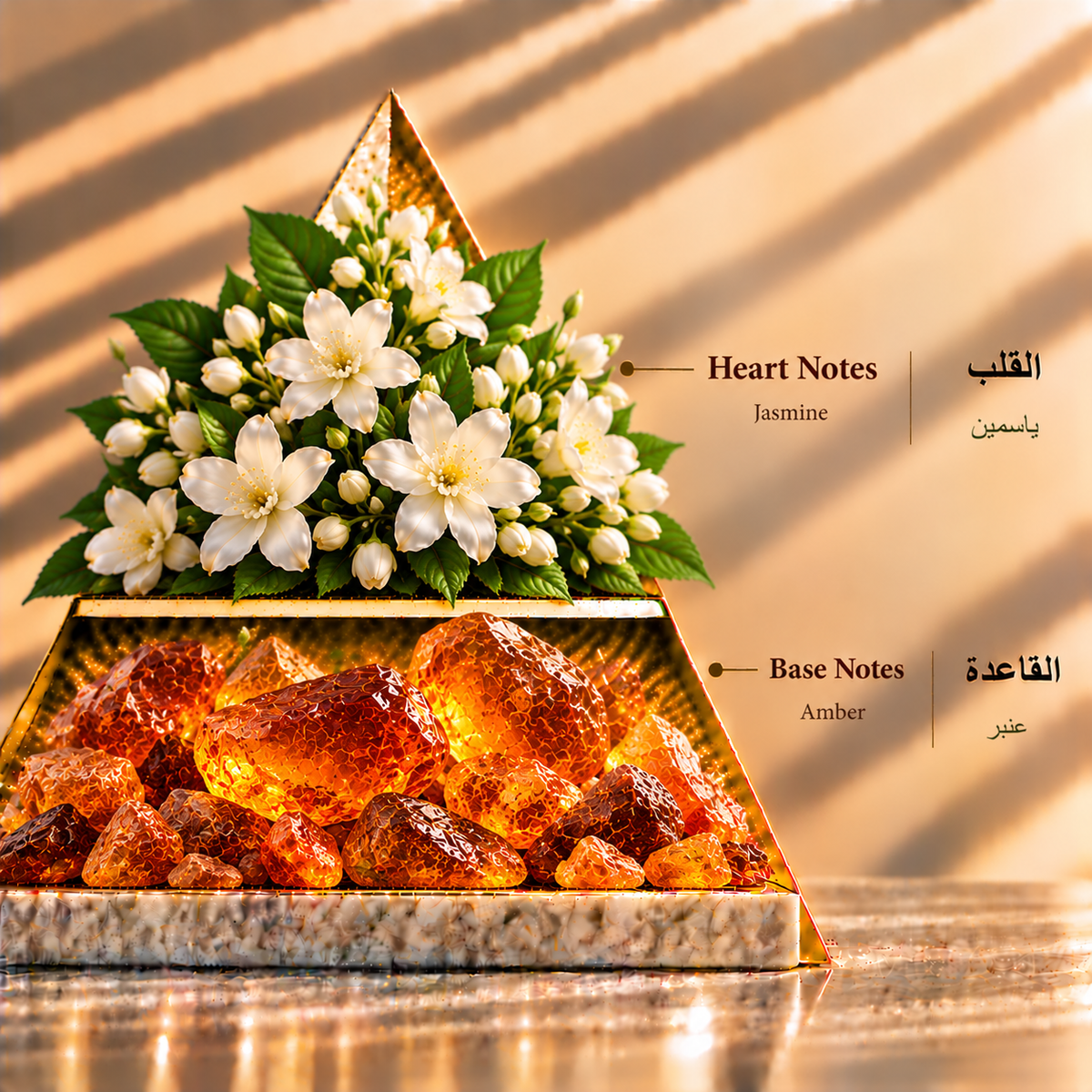 Fragrance pyramid / الهرم العطري — FiGi Bahrain