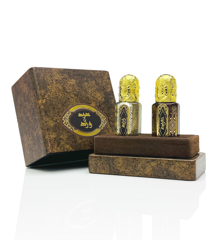 Oud and Ward - For him and her - Arabic Oil - 5.8 ML Each - Junaid Perfumes - Qatar